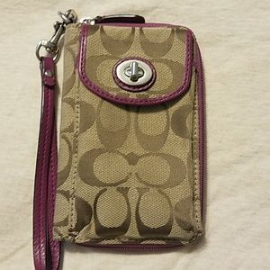 Coach wristlet